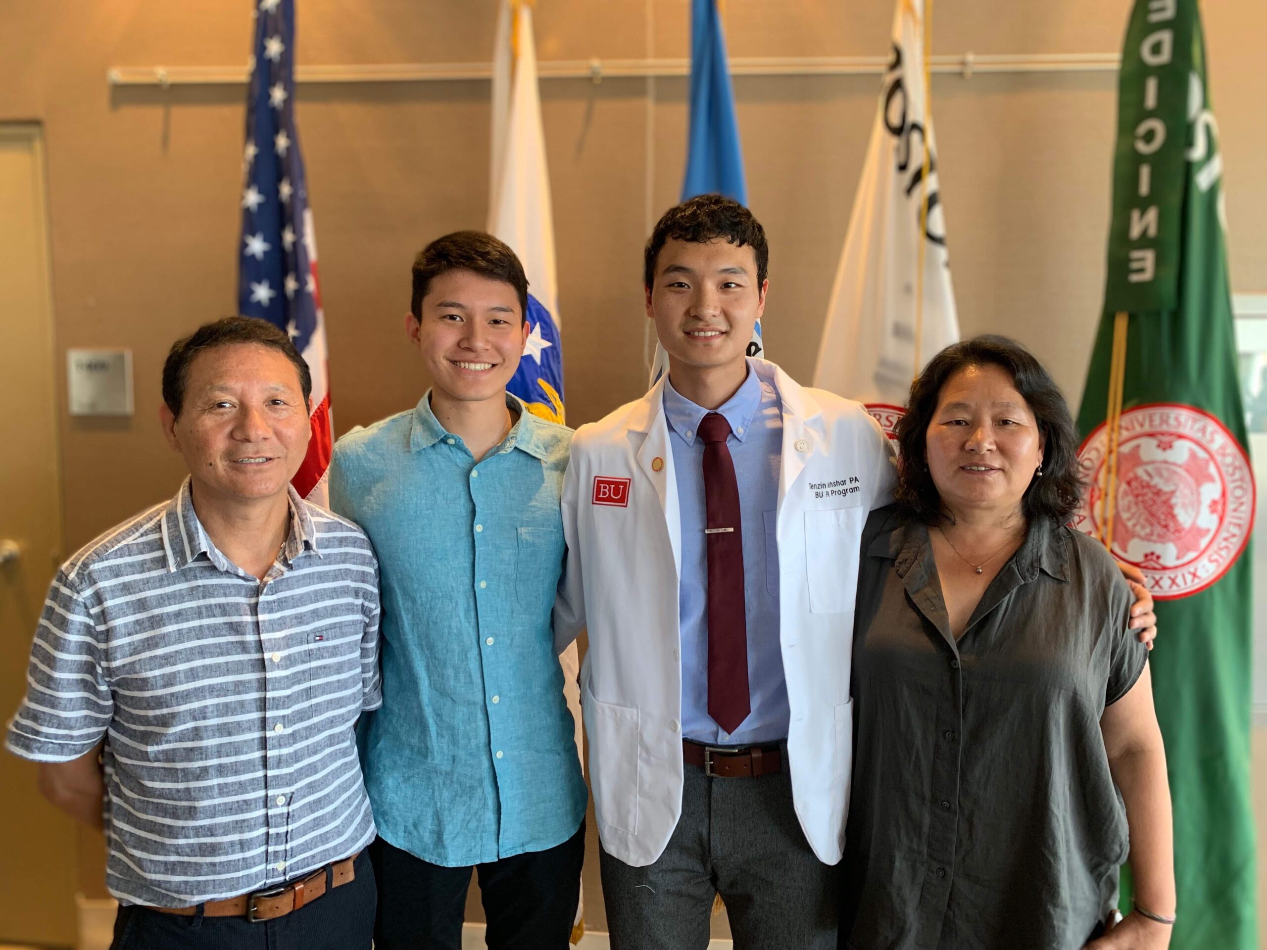 White coat ceremony of our older son.