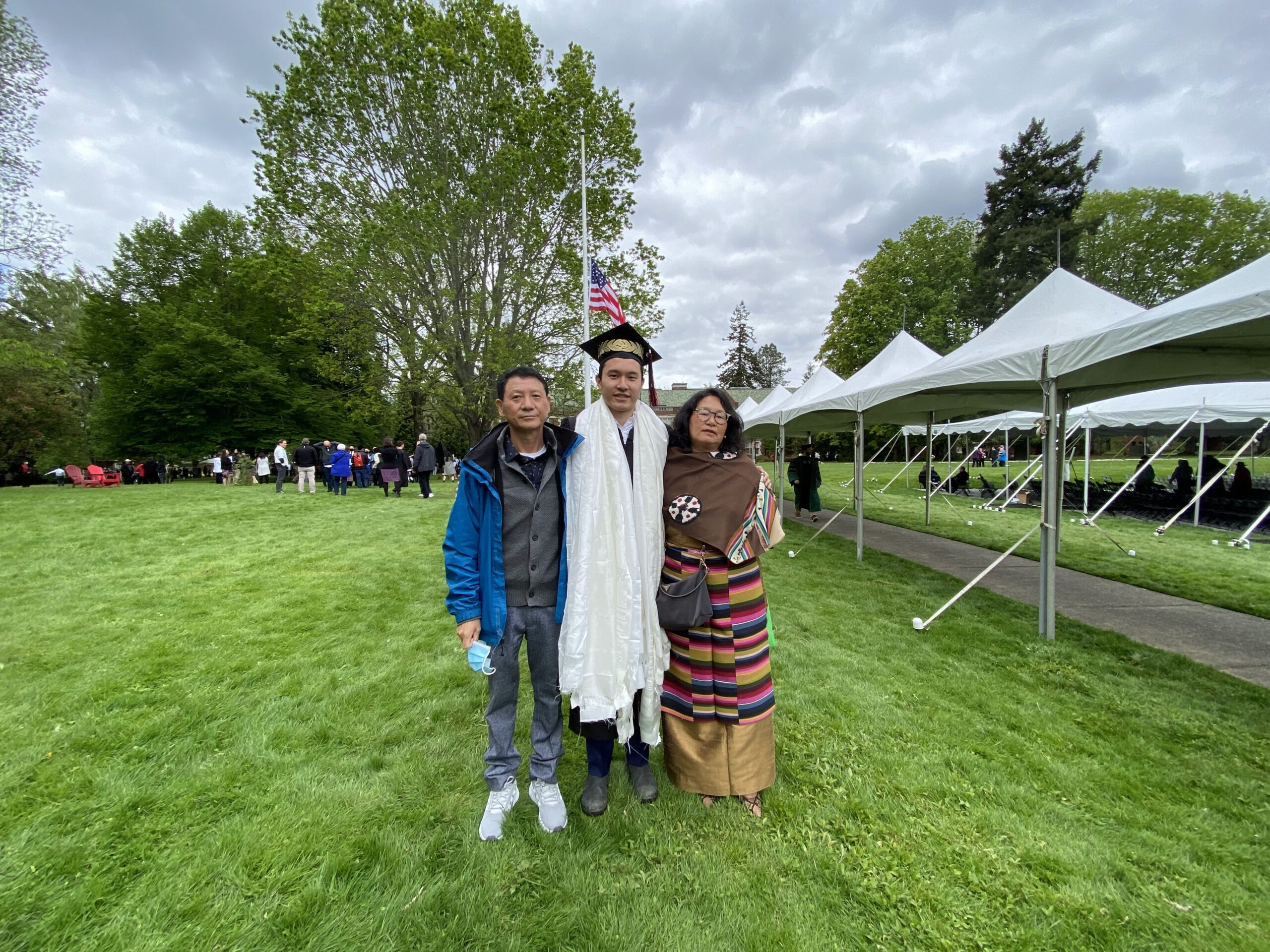 College graduation of our younger son.