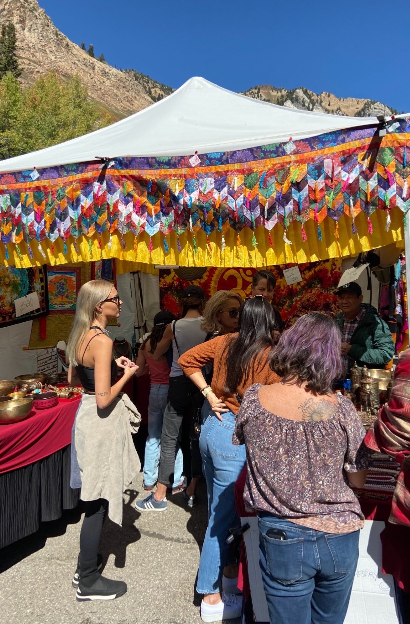 Tibetan Arts and Jewelry at Octoberfest in Snowbird.